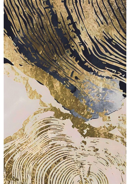 yeşil Gold Renk Soyut Ağaç Kabuğu Art |çerçeveli Cam Tablo 3lü Dikey fiyatları