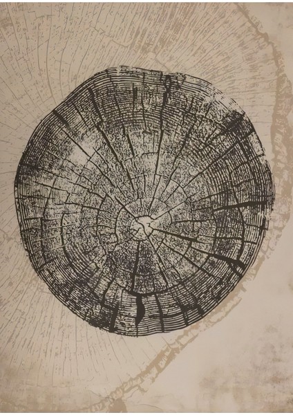 bronz Soft Ahşap Renk Soyut Desen Seti|çerçeveli Cam Tablo 3lü Dikey fiyatları