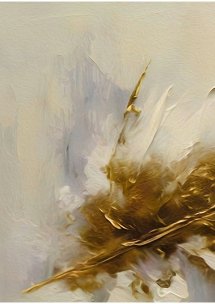 siyah-Gri-Gold Soft Renk Soyut Yaprak Tüy Seti 03 |çerçeveli Cam Tablo 3lü Dikey fiyatları