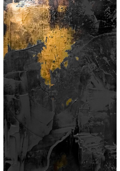 |gri-Siyah -Gold Soft Renk Soyut Seti 03 |çerçeveli Cam Tablo 3lü Dikey fırsatları