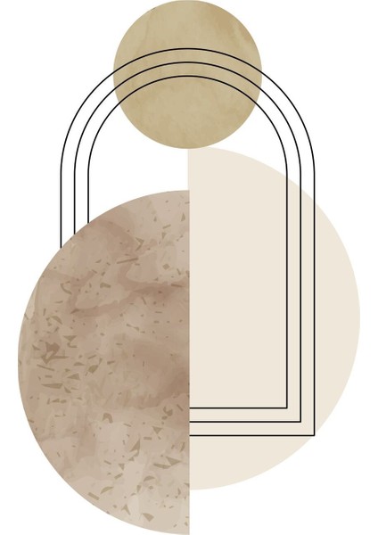 bej-Krem Beyaz Renk Minimalist Bohem Seti 39|çerçeveli Cam Tablo 3lü Dikey fiyatları