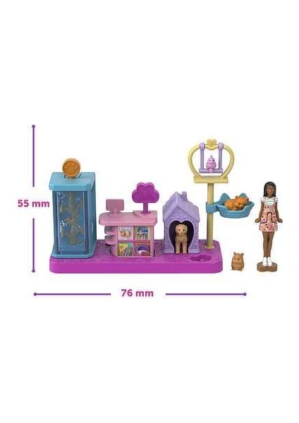 Mini Barbieland Bebek ve Oyun Seti Veteriner JCR30 indirimleri