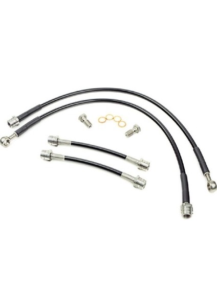 Darksıde Mk4 Golf Platformu Ön ve Arka Örgülü Fren Hattı Kiti DSD7135