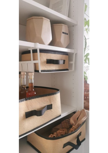 3'lü Set Dolap Içi Organizer Takı, Makyaj, Banyo, Ofis Düzenleyici Saklama Kutusu Organizer