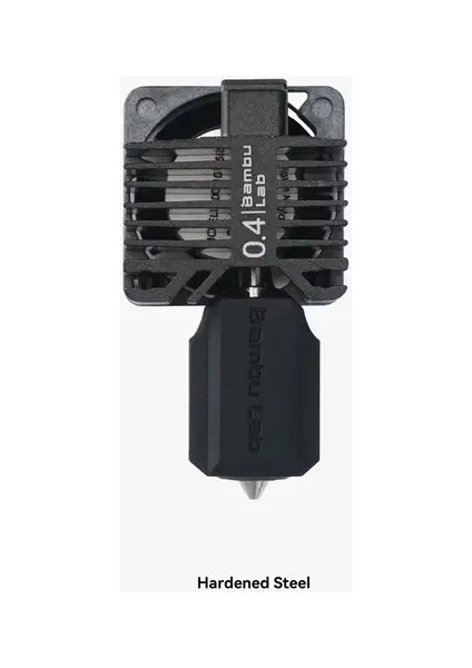 Sertleştirilmiş Çelik Nozullu Komple Hotend Tertibatı -0.4mm P1P,P1S Için