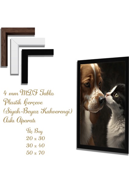 Ahşap Tablolar- Yapay Zeka ile Oluşturulmuş Görseller Uv Baskı-Mdf Tablo /460