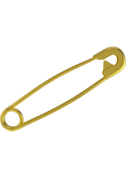 Büro Ev Ofis Hobi Dikiş Atölyesi Için 50ADET 3cm Golden Çengelli Iğne Seti