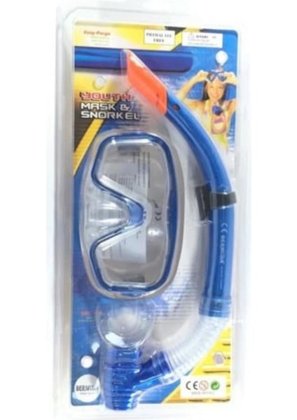 Fırsat Byr Grbz Maske Şnorkel Safari Dalış Seti Tepered Cam - 2186a/113csb Yeni