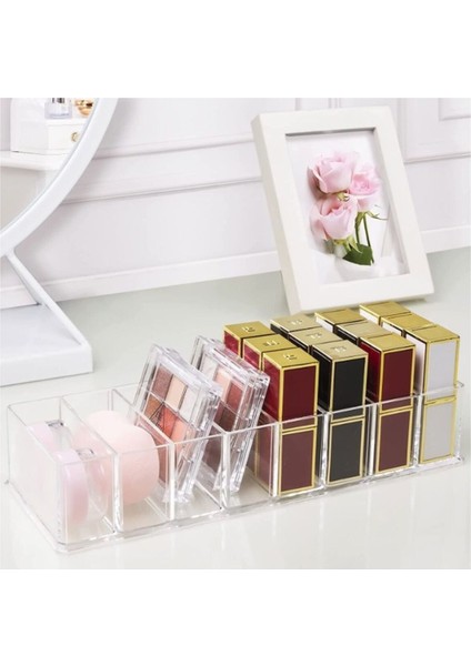 Tuva Reklam Takılıp Çıkarılabilir Bölmeli Makyaj Bakım Kutusu / Makyaj Organizeri ( Şeffaf Pleksi ) modelleri