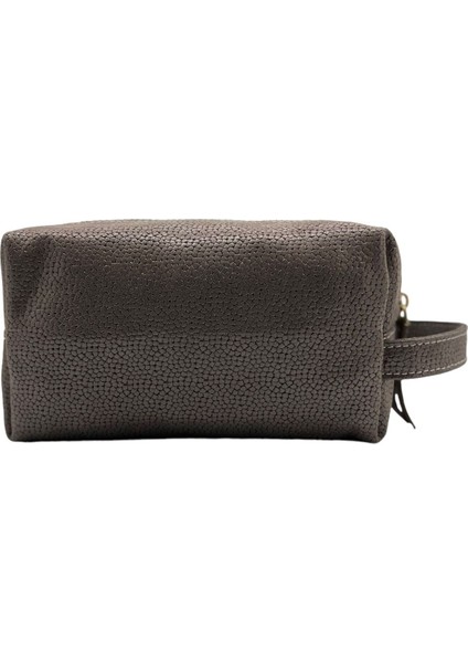 Çanta Içi Makyaj Malzemesi Düzenleyici %100 Hakiki Deri (Işıltılı Siyah) E:20CM Y:13CM D:10CM fiyatları