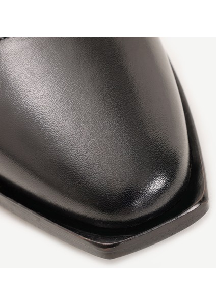 Arkası Açık Deri Düz Ayakkabı fiyatları