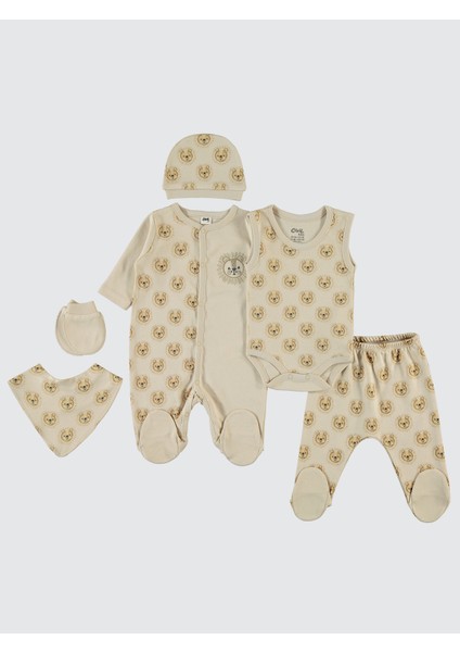 Erkek Bebek 6'lı Zıbın Setleri 0-1 Ay Vizon