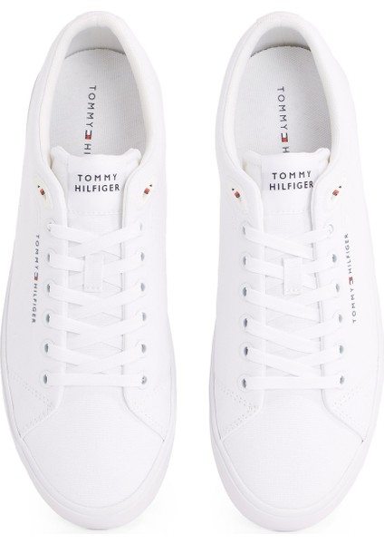 Beyaz Erkek Sneaker Th Hı Vulc Low Core Canvas fırsatları