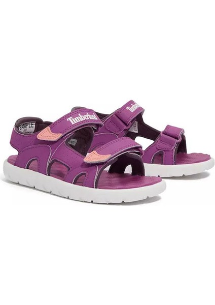 Mor Kız Çocuk Sandalet TB0A5M2DETQ1-PERKINS Row Backstrap modelleri