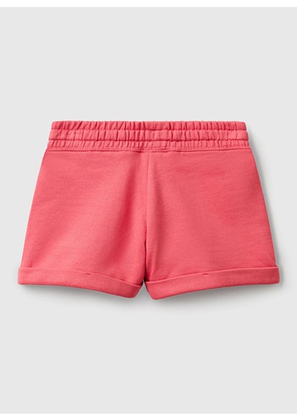 Normal Bel Regular Fit Fuşya Kız Çocuk Şort 3J68C901C