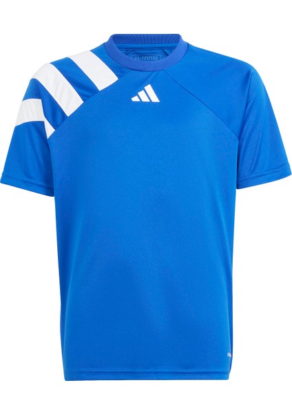 Çizgili Mavi - Beyaz Erkek Çocuk T-Shirt IQ3207-FORTORE23 Jsy Y