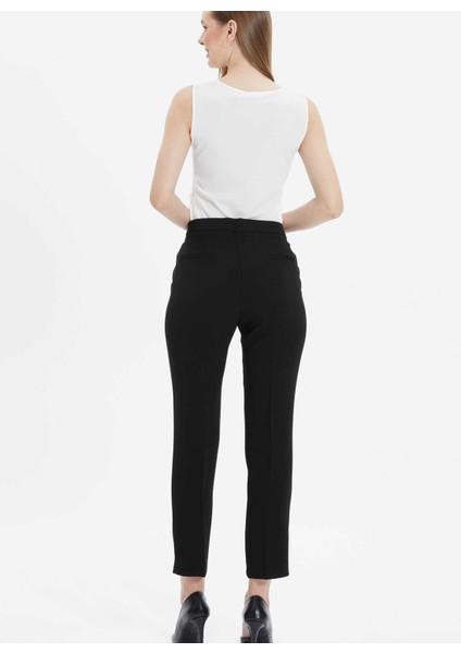Normal Bel Standart Siyah Kadın Pantolon 25YSL5358