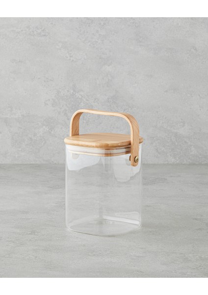 Jardin Cam Kulplu Kavanoz 900 ml Şeffaf