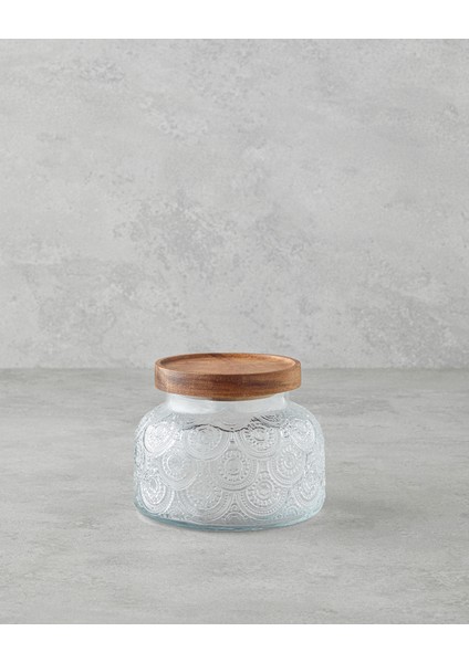 Flasky Cam Kavanoz 750 ml Kahverengi