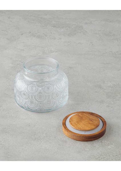 Flasky Cam Kavanoz 750 ml Kahverengi