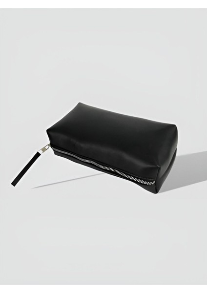 Siyah Orta Boy Unisex Organizer El Çantası