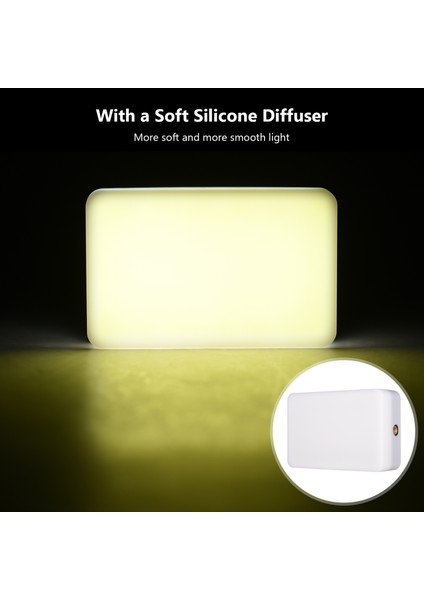 ST120 Cep LED Video Işığı Şarj Edilebilir Iki Renk Sıcaklığı Ayarlanabilir CRI95+ (Yurt Dışından) indirimleri