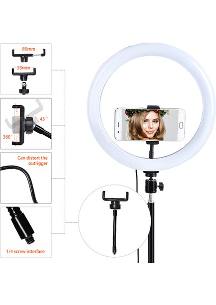 Sie Için Telefon Klipi ile Rgb LED Halka Işığı (Yurt Dışından) modelleri