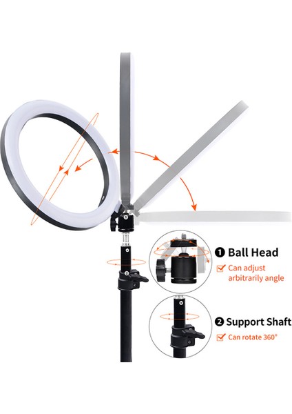 Sie Için Telefon Klipi ile Rgb LED Halka Işığı (Yurt Dışından) indirimleri