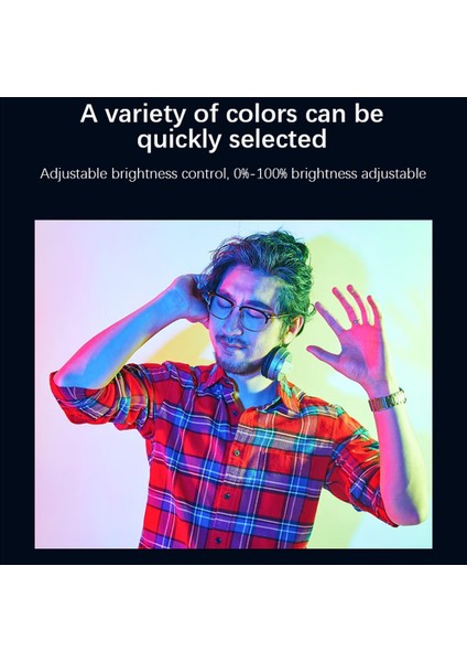 Y140 Rgb LED Video Işığı Şarj Edilebilir CRI95+ 26 Aydınlatma Efekti (Yurt Dışından) fırsatları