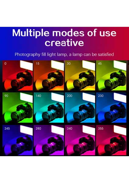 Y140 Rgb LED Video Işığı Şarj Edilebilir CRI95+ 26 Aydınlatma Efekti (Yurt Dışından) indirimleri