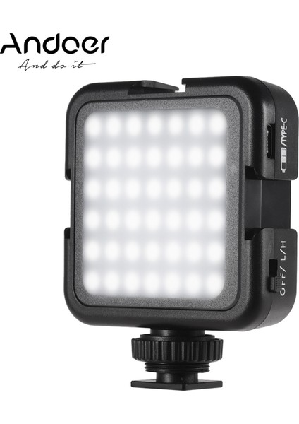 42 LED Ultra Parlak LED Video Işıkları Aydınlatma Seviyesi Ayarlanabilir 6000K Sabit Renk Sıcaklığı (Yurt Dışından) fiyatları