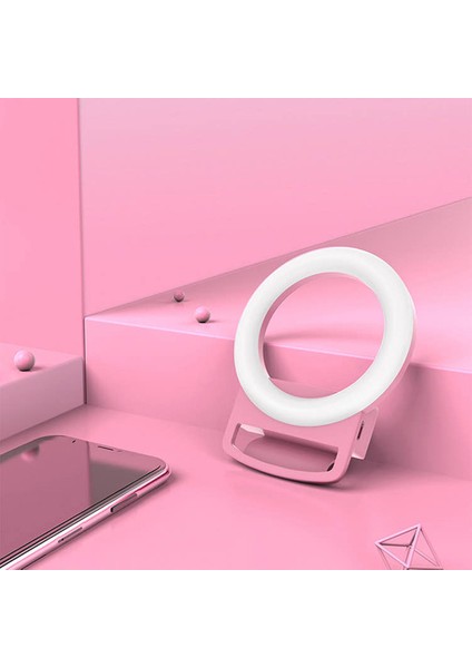 Taşınabilir Si Halka Işığı Şarj Edilebilir Parlaklık Ayarlı (Yurt Dışından) fiyatları