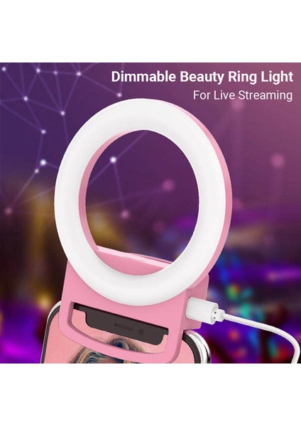 Taşınabilir Si Halka Işığı Şarj Edilebilir Parlaklık Ayarlı (Yurt Dışından) fırsatları