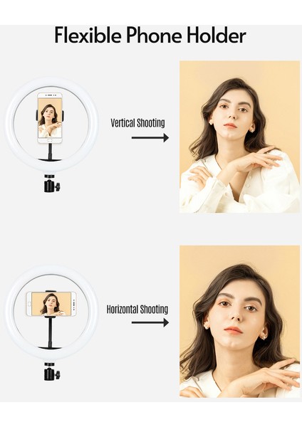 10 Inç Rgb Çember Işığı 2800K - 6500K Doyulabilir USB Ile Beslenir (Yurt Dışından) fırsatları