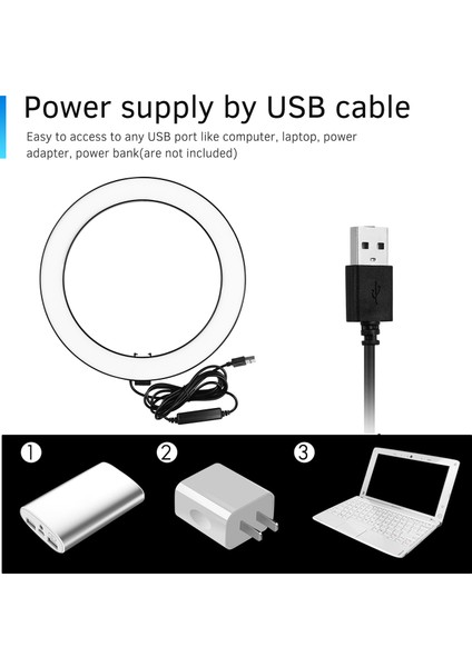 10 Inçlik LED Halka Işığı 3 Aydınlatma Modu Parlaklık Ayarlanabilir (Yurt Dışından) fırsatları