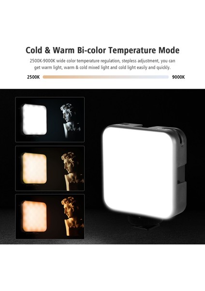 W64RGB Mini Rgb LED Video Işığı Şarj Edilebilir CRI95+ 20 Aydınlatma Efekti (Yurt Dışından) fiyatları