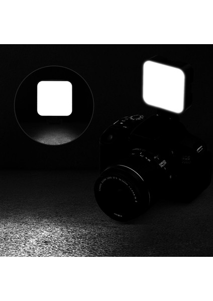 W36 Mini 4W LED Video Işığı 5600K 5 Seviyede Parlaklık Ayarlı Gömülü Şarj Edilebilir Pil (Yurt Dışından) modelleri