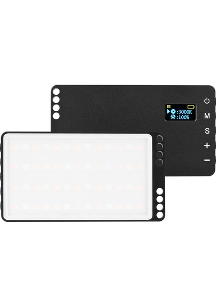 Renkli Rgb LED Video Işığı 3000K - 6500K Ikili Renkli %0 - %100 Ayarlanabilir (Yurt Dışından)