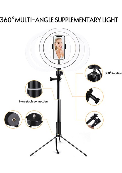 26 cm Fotoğrafçılık Için Si Stülü ve Uzaktan Kapaklı LED Halka Doldurma Işığ (Yurt Dışından) modelleri