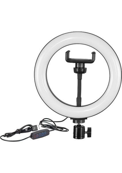 8 Inç Halka Işığı USB ile Çalıştırılabilir Sonsuz Aydınlatma Ayarlamalı (Yurt Dışından) indirimleri