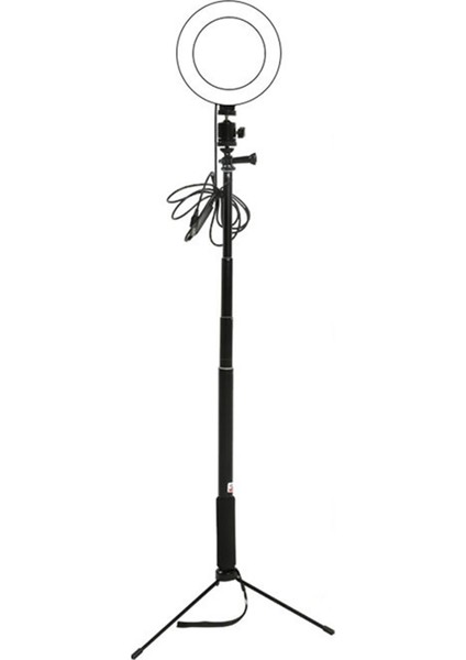 16 cm Aydınlatma Seviyesi Ayarlanabilir 3 Aydınlatma Modu USB Beslemeli LED Halka Işığı (Yurt Dışından)