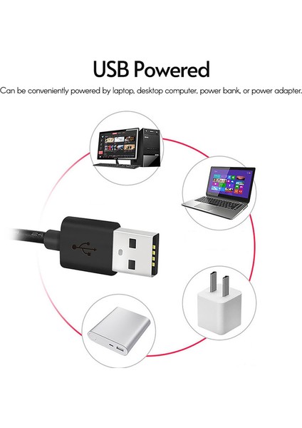 16 cm LED Halka Işığı Aydınlatma Seviyesi Ayarlanabilir 3 Mod USB Güçlü (Yurt Dışından) fırsatları