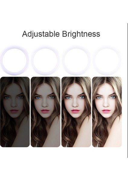 10 Inçlik Rgb Halka Işığı 3500K - 6500K Doygunluğu Ayarlanabilir USB ile Güçlendirilmiş (Yurt Dışından) indirimleri