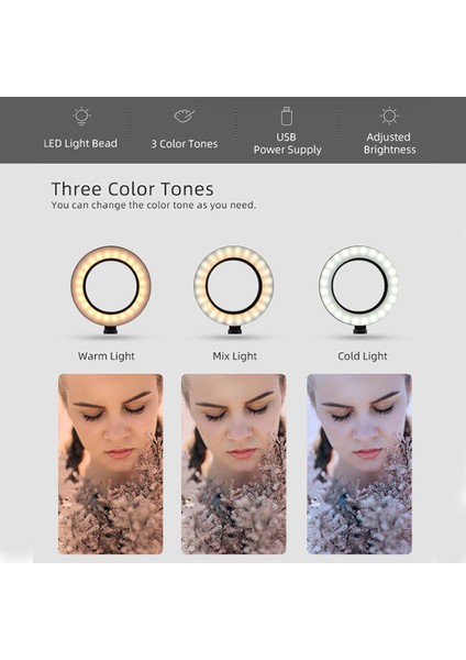 Ayarlanabilir LED Halka Işığı Tripod Standı (Yurt Dışından) fiyatları