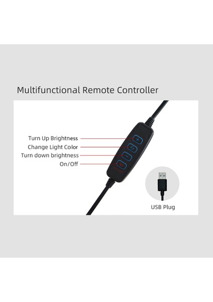 Ayarlanabilir LED Halka Işığı Tripod Standı (Yurt Dışından) modelleri