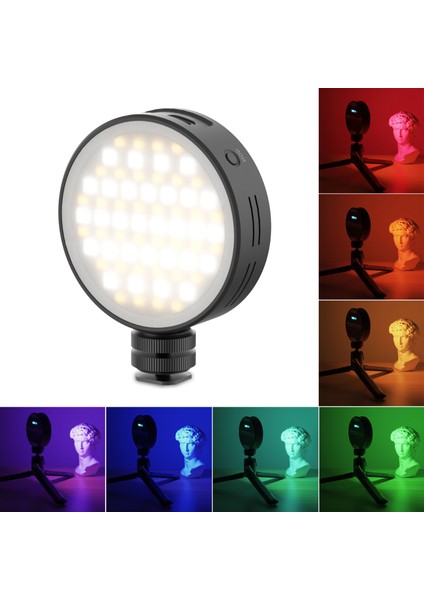 Vıjım R66 Mini Rgb LED Video Işığı 2500K - 9000K Parlaklık Ayarlanabilir 20 Işık Efekti (Yurt Dışından) fırsatları