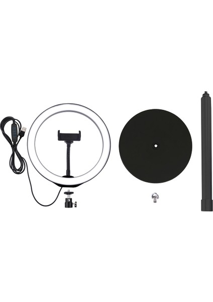 Puluz 10,2" Sie Yuvarlak Işığı Uzatılabilir Standı Parlaklık Ayarlı (Yurt Dışından)