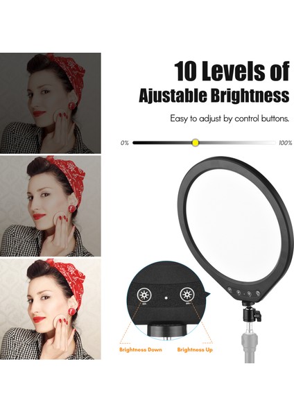 10W LED Video Işığı 3000K-6000K Ayarlanabilir CRI90+ Vlog Fotoğrafçılığı Için (Yurt Dışından) fiyatları