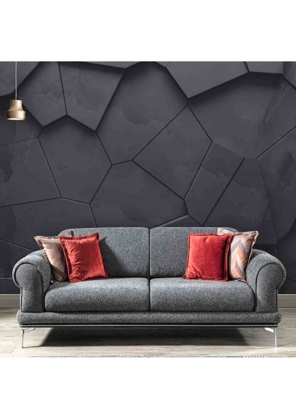 Duvar Kağıdı 3 Boyutlu Çatlak Taş Desenli Silinebilir Tekstil Duvar Kağıdı fiyatları