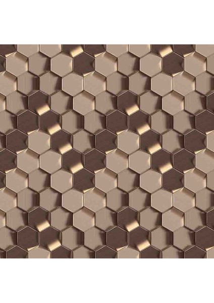 3 Boyutlu Petek Desenli Silinebilir Tekstil Duvar Kağıdı modelleri